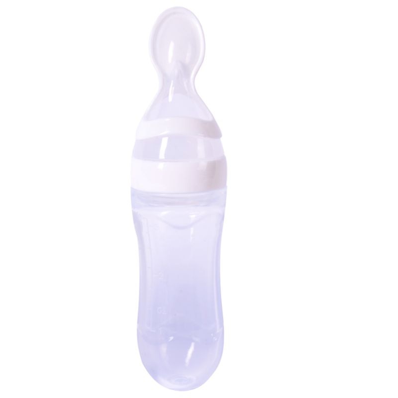 Biberon avec cuillère pour nouveau-né | EasyBottle™ - Joyeuxbambins