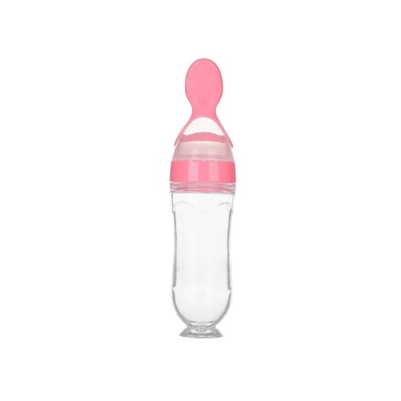 Biberon avec cuillère pour nouveau-né | EasyBottle™ - Joyeuxbambins